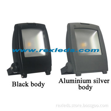 Ip65 Portable High Power Led Floodlight Black Body Ac85 265v